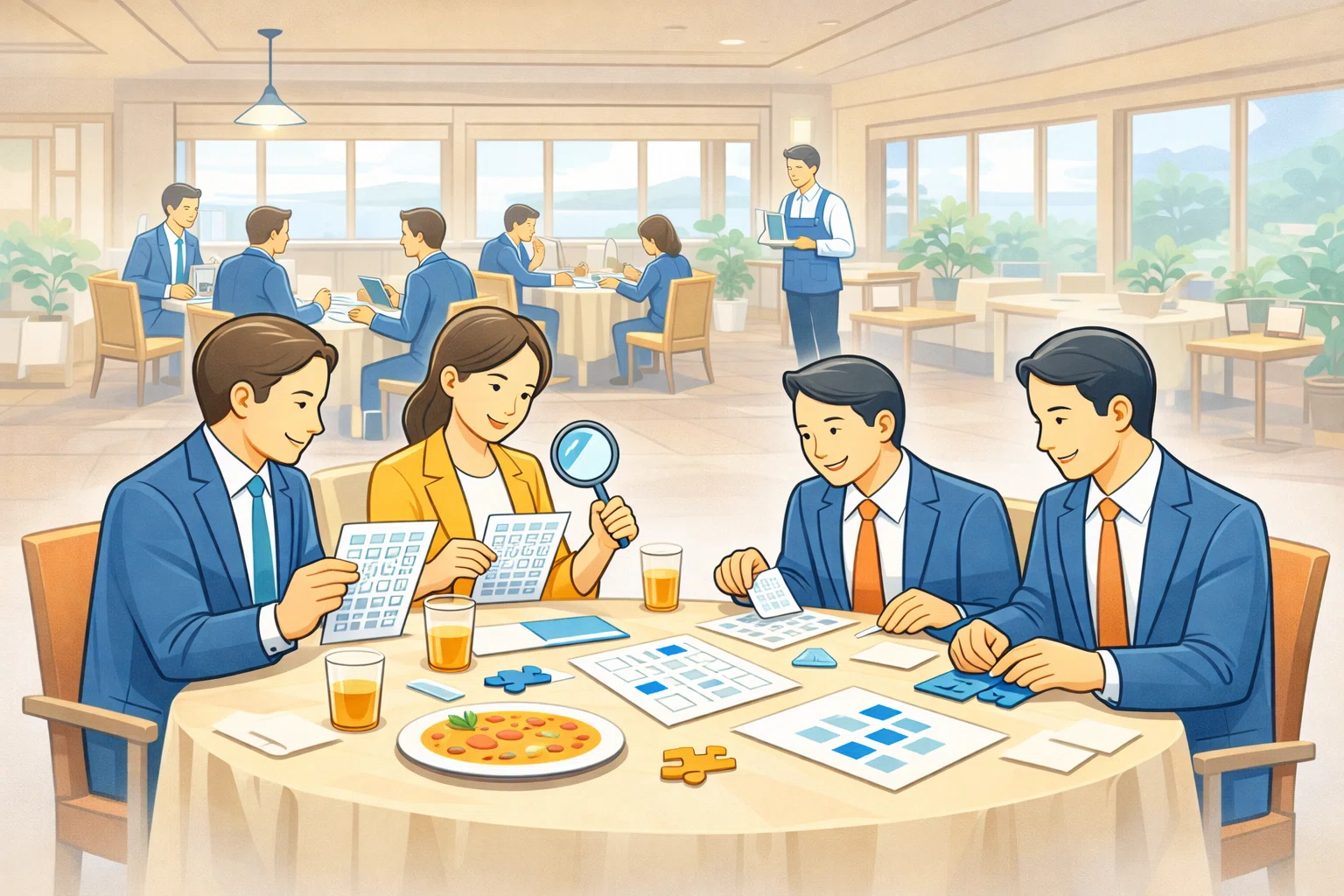 謎解きをしているイメージ