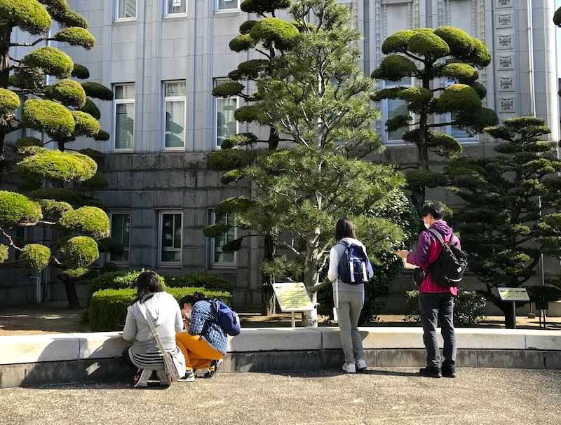 県庁での周遊謎解きイベントの様子
